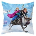 thumbnail image 4 of Funda de cojín de Frozen de Disney, figura de acción de Elsa, Anna, Princesa, de felpa corta, decorativa para el hogar, funda de almohada para sofá, 4 of 4