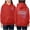 Red, variant on Odeerbi Kids Boys Girls Hoodies Fall Winter Pullover Hooded Sweatshirts Children's Long Sleeve Pattern Sweatshirt Round Neck Top Kids Clothes Black