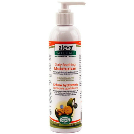 Aleva Naturals Daily Soothing Moisturizer, 8 oz - (Best Natural Moisturizer For Baby)