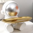 thumbnail image 4 of Walbest Spaceman Key Holder Resin Astronaut Statue Piggy Bank Space-Themed Snack Holder Storage Tray for Office Bedroom Decor, 4 of 7