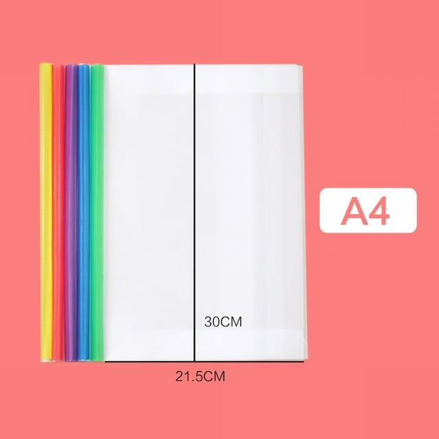 Oubit Couverture de Livre Transparente, Couverture de Livre avec Tringle Protecteur de Livre Testé Professionnellement