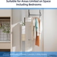 thumbnail image 4 of Over The Door Clothes Hanger Rod, Metal Over The Door Hanger for Coat, Clothes Drying Rack for Door for Laundry, Bedroom, 4 of 5