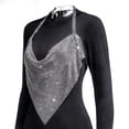 thumbnail image 3 of SAYOO Chaleco de cintura brillante para mujer SAYOO  moda, 3 of 3