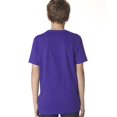 thumbnail image 2 of Next Level Youth Cotton Crew, S, Purple Rush, 2 of 3