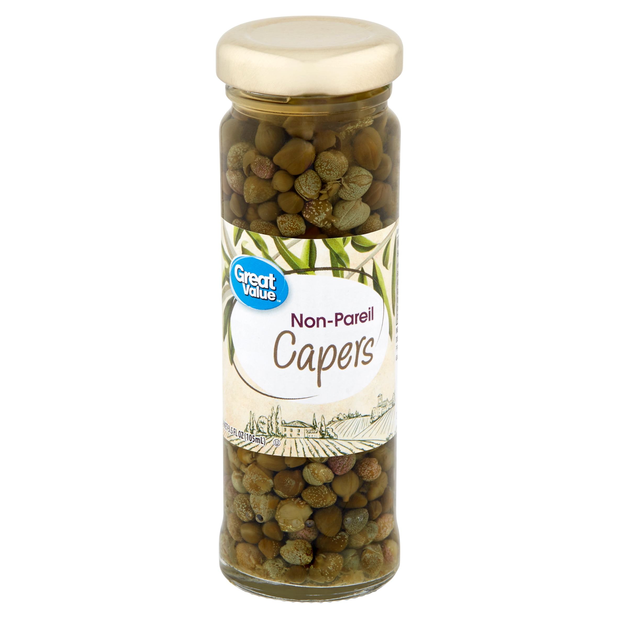 Great Value NonPareil Capers, 3.5 fl oz