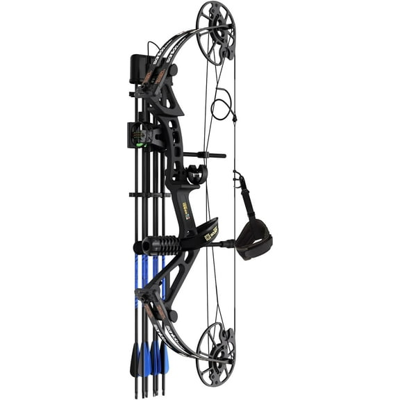 Sanlida Dragon X7 Ready to Hunt Compound Bow Package for Adults, 0-70lbs Draw Weight, No Bow Press Needed, Limited Life-Time Warranty