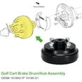thumbnail image 3 of 10L0L Golf Cart Brake Drum Hub Assembly for EZGO TXT PDS 1982-up Electric 19186G1P, 2-Pack, 3 of 8