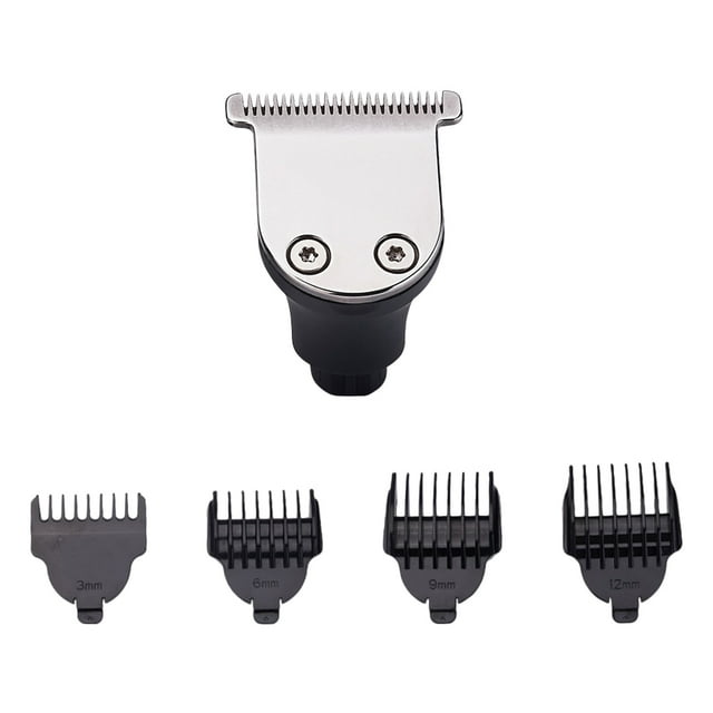 MasteelfCA Tondeuse à Cheveux Tondeuse Barbe Barbe Remplacement Fournitures de Salon de Barbier Pièces de Rasoir ( 1 Pce Tondeuse+ 4 Pcs Peignes, Rasoir à Barbe )