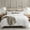 Bright White, variant on Levtex Home - Mills Waffle Bright White Duvet Cover Set - Full/Queen Duvet Cover + Two Standard Pillow Cases - White Waffle Weave - Duvet Cover (90 x 94in.) and Pillow Case (26 x 20in.) - Cotton