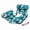 Green, variant on Inflatable Pool Float Chair for Adults, Water Hammock Lounge with Headrest and Mesh Seat, Pool Floats Adult, Lake Floats, Blue