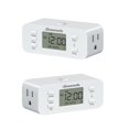 thumbnail image 1 of Temporizador DEWENWILS de doble salida digital programable 125 V 60 Hz, 1 of 7