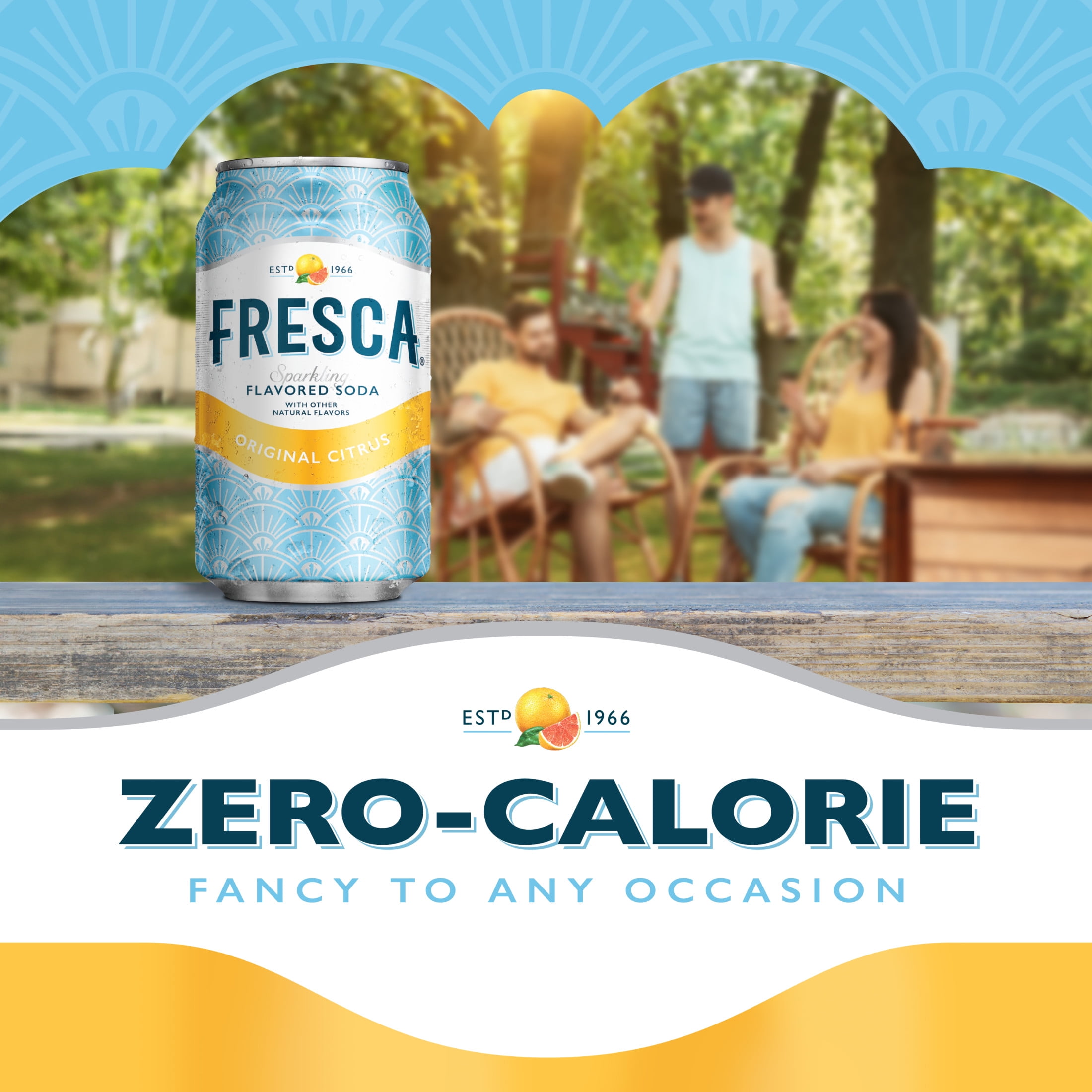 Fresca Citrus Soda Pop Fridge Pack Cans, 12 fl oz, 12 Pack