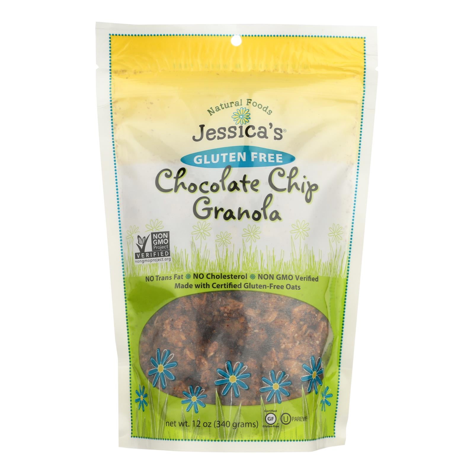 Jessica's Natural Foods Granola Chocolate Chip Case of 12 12 oz