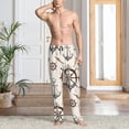 thumbnail image 2 of Fotbe Anchor with Rope Pantalones de Pijama para Hombre, Pantalones de Dormir, Pantalones de Casa con Cintura Ajustable y Bolsillos-Small, 2 of 6