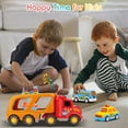 16 Year Old Boys Toy Cars, 5 in 1 Carrier Trucks, Assorted Vehicles