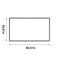 thumbnail image 3 of Portable Projector Screen 16:9 Foldable Anti-Crease Double Sided Indoor Outdoor Movie Screen for Home Theater, Party, Camping | Multiple Sizes, 3 of 6