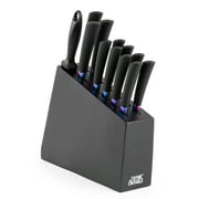 Thyme & Table 13-Piece Knife Block Set, Rainbow Blades
