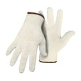 thumbnail image 1 of Guantes de trabajo Boss, reversibles, tejidos con hilo de PVC, blancos, para hombre, talla L, 1 of 1