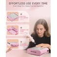 thumbnail image 4 of Aspirador de u&#2013265921as BRANTMAKER con cepillo y 2 filtros reutilizables, ventilador de 60 W para u&#2013265921as acr&#2013265933licas (rosa), 4 of 6