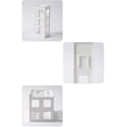 thumbnail image 4 of Organizador de pared para herramientas de peluquería con estante de almacenamiento resistente al calor para secador de pelo y rizador., 4 of 5