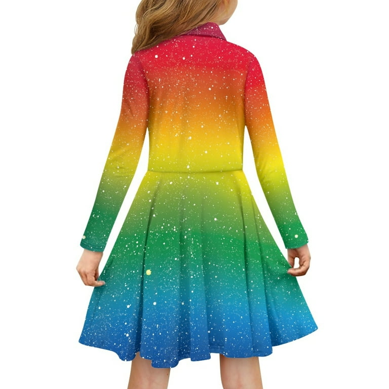 chinese dress ladies Rainbow Dream Pink Tutu Dress main image 0
