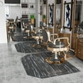 thumbnail image 2 of OmySalon 4'x5' Salon Mat for Hair Stylist Anti Fatigue Barber Floor Mats with Round Base, Comfort Salon Chair Mat for Hairdresser Standing, 2 of 17