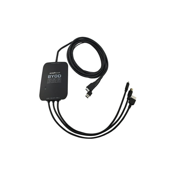 BZBGEAR 3-Port Multi-Format Presentation Switcher with HDMI DisplayPort and USB-C