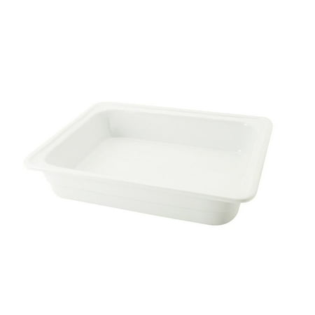 

Food pans 12-3/4 W X 10-3/8 L X 2-1/2 H Porcelain Super White