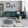 thumbnail image 4 of MDA Home Crystal 2'x3' Abstract Transitional Fabric Area Rug in Beige, 4 of 4