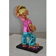 thumbnail image 6 of Nifao Iconic Pink Popeye smaller Resin Statue – Home Decor Sculpture, 11"L x 6"W x 17"H, 6 of 11