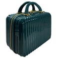 thumbnail image 2 of Hard Shell Cosmetic Travel Case, Teal, 2 of 4