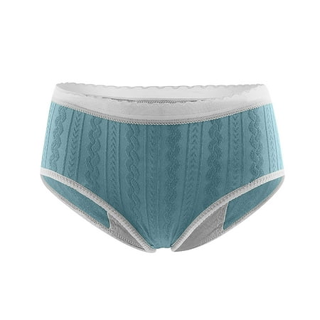 

Panties Clearance Women S Abdomen Middle Waist And Hip Lift Comfortable Body Breathable Underwear Briefs Blue L