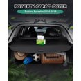 thumbnail image 4 of Powerty Compatible with Cargo Cover Subaru Forester 2014 2015 2016 2017 2018 Only for Electric Tailgate Retractable Rear Trunk Security Cover Shielding Shade Black (Not Fit Manual Tailgate), 4 of 4