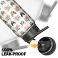 thumbnail image 3 of Paw Print Design Stainless Steel Water Bottle - Double Walled Copper Layer Technology with 360° Leakproof Seal for Sports & Outdoor use。, 3 of 6