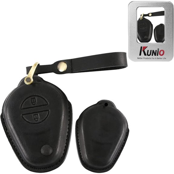 Key Fob Cover Compatible with Harley Davidson Street Glide Road Glide CVO Keychain Case Holder Protector,1,Black