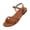 Brown, variant on IEMIEMIEM Women's 2026 Summer Strappy Flat Sandals Fashion Adjustable Casual Fisherman Sandal with Open Toe Slingback Gladiator Sandals Brown 7.5 Wide