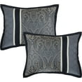 thumbnail image 2 of Nanshing Frances 7 Piece Paisley Jacquard Comforter Set, Queen, 2 of 5