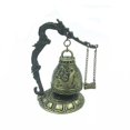 thumbnail image 3 of Reloj de bronce con forma de dragón y cerradura, adornos de feng shui, carillón de viento, joyería artesanal, campana de metal, 3 of 5