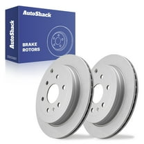 AutoShack 13.05" (331.5 mm) Rear Vented Brake Rotors Coated | Replacement for 2007-2016 GMC Acadia 2009-2017 Chevrolet Traverse 2008-2017 Buick Enclave 2007-2010 Saturn Outlook | 2-PC Set | ArmorStop