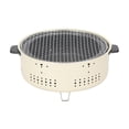 thumbnail image 1 of Portable Charcoal Grill Round Fire Tabletop Stove for Picnic BBQ Cooking, 1 of 9