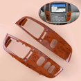 thumbnail image 5 of Car Interior Dashboard Frame For Land Cruiser 100 Lc100 Fj100 97-07 Air-conditioning Outlet Wood Gr, 5 of 5
