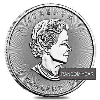 1997 Canada 1 oz Silver Maple Leaf BU - Walmart.com