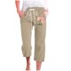 thumbnail image 1 of Pantalones de Mujer Casual, Impresión Elástica Suelta Pantalones de Pierna Ancha Recta con Bolsillo Hecho de Poliéster Suave para Toda la Temporada, Pantalones de Pierna Ancha de las Mujeres, 1 of 4