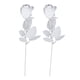 thumbnail image 2 of Rosas artificiales con globos oculares Disfraz de Halloween Prop de mesa Gótico DIY de imitación para el festival de blanco Macarena Víspera de Todos los Santos, 2 of 8