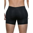 thumbnail image 3 of Men's Padded Shorts Boxer Underwear Tummy Control Shapewear Enhance Butt Lifter Briefs, 3 of 6