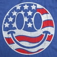 thumbnail image 2 of Mens Funny T Shirts American Flag Smile Sarcastic Fourth Of July Graphic Novetly Tee for Men Graphic Tees, 2 of 9