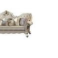 thumbnail image 4 of Scrolled Back Oversized Sofa with Rolled Arms and Cabriole Feet, White, 4 of 5