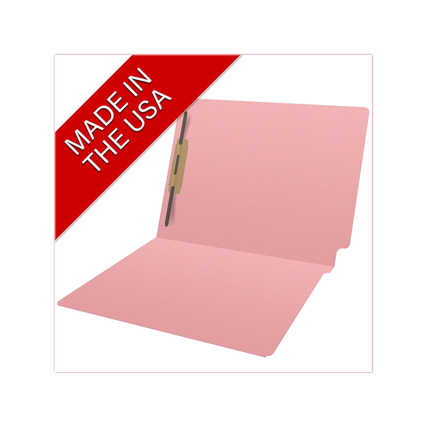 Medical Arts Press Heavy Duty End Tab File Folder Straight-Cut Letter Size Pink 40/Box (S-09461-PNK)