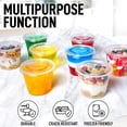 thumbnail image 2 of Simple Craft Jell-O Shot Cups with Lids Plastic Portion Cup Condiment Containers 5.5oz 100 Pack, 2 of 7