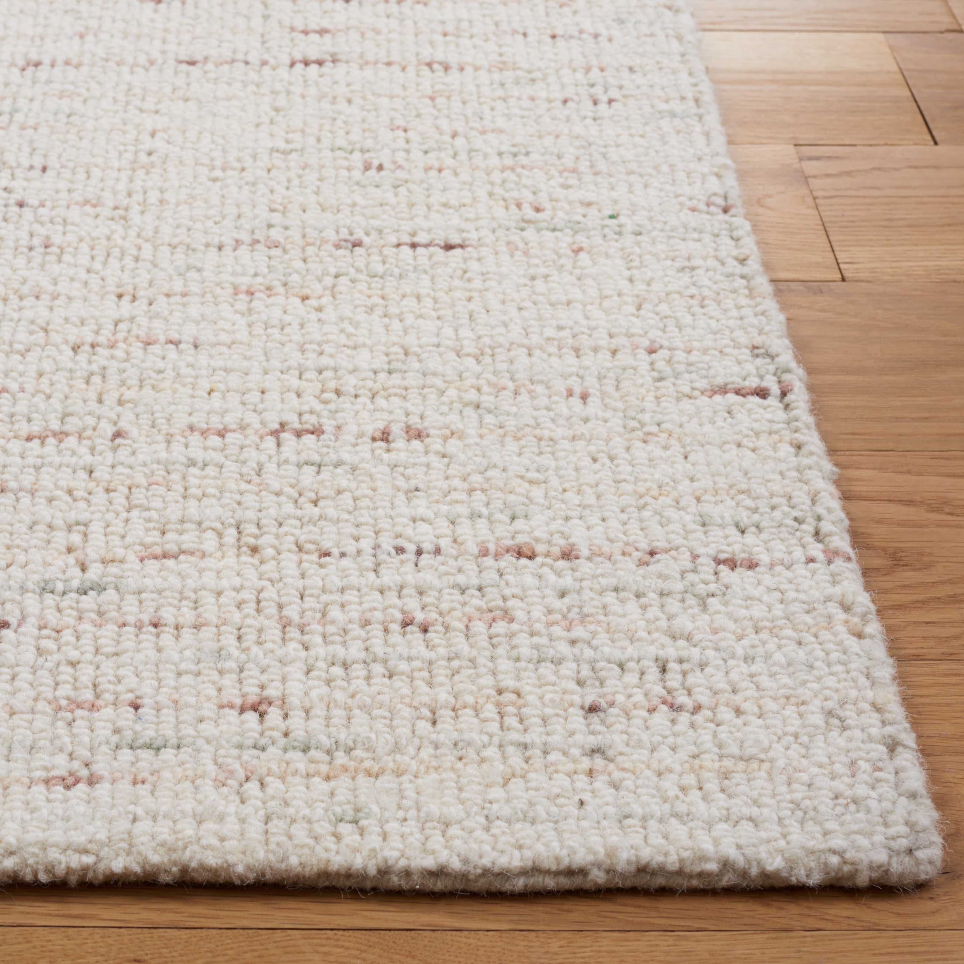Safavieh Abstract Delia Distressed Wool Runner Rug, Ivory/Brown, 2'3" x 8'
